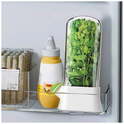 Contenitore Per Erbe Aromatiche Con Serbatoio D'acqua, Mantiene Le Verdure Fresche Più A Lungo - Foto 2