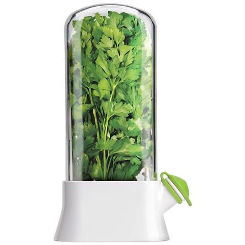 Contenitore Per Erbe Aromatiche Con Serbatoio D'acqua, Mantiene Le Verdure Fresche Più A Lungo - Foto 6