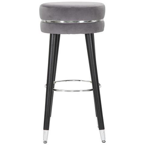 Sgabello Alto Vkh436-grigio-legno-35x35x74 Cm - Foto 2