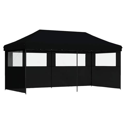 Tenda Party Nero 292 x 580 x 315 cm Tessuto Oxford - Foto 1