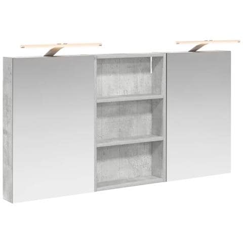 Set di Armadi da Bagno con porta 3 pcs 120 x 10,5 x 60,5 cm - Foto 1