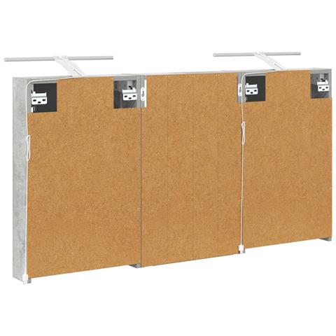 Set di Armadi da Bagno con porta 3 pcs 120 x 10,5 x 60,5 cm - Foto 9