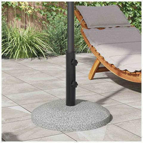 Tubo base per parasole 0.6 kg Nero Ferro for 40-50 mm Pole - Foto 2