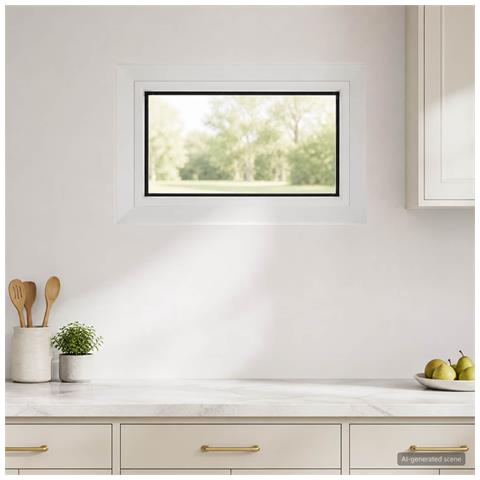 Finestra Cantina RISOR 35 x 30 cm PVC e Vetro - Foto 2