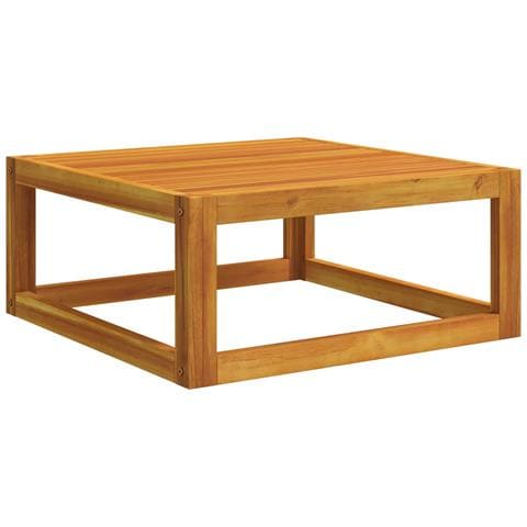 Set di divani 4 pz Naturale Legno di Acacia Massello - Foto 8