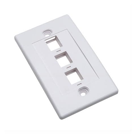 IWP-MD PSTR-3W - Placca porta frutti 3 posti mod. 503 Bianco - Foto 1