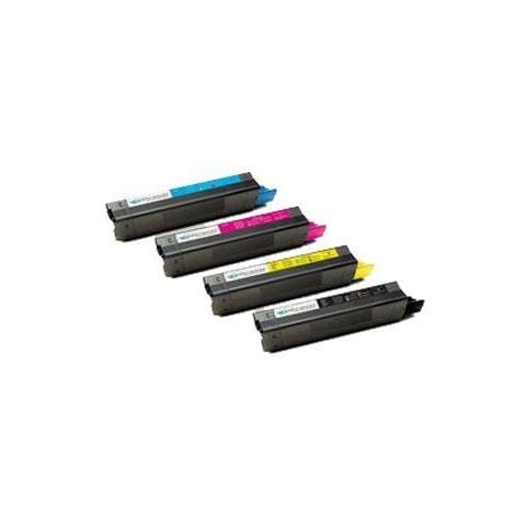 TONER RIGENERATO - C3100 Nero Per Oki C3100 C3200 C5100N C5200N C5300 C5400 42127408 3.000 Pagine - Foto 1