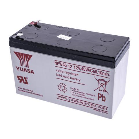 Batteria Piombo-Acido per UPS 12V 8,5Ah, NPW45-12 (Faston 250 6,30 mm)  - Foto 1