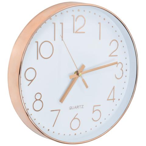 Orologio Da Parete 30 Cm Oro Rosa - Foto 2