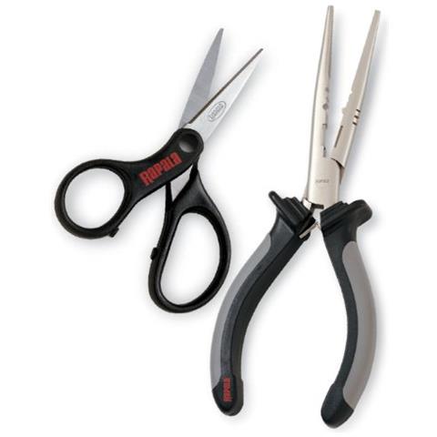 Rapala And Scissors Combo 6 1/2"" Pliers / super Linescissors / sheath, Pinze E Forbici Unisex-adulto, Multicolore, Taglia Unica - Foto 1