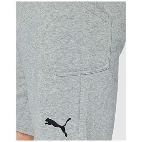 Liga Casuals Shortspantaloni Tuta Uomomedium Grigio Melange / S Nero - Foto 4