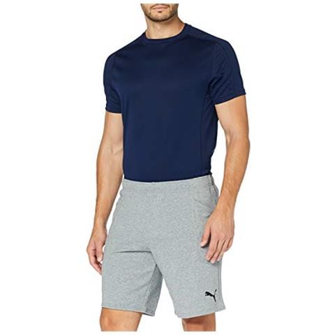 Liga Casuals Shortspantaloni Tuta Uomomedium Grigio Melange / S Nero - Foto 1