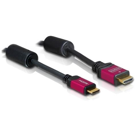 HDMI Mini Cable - 5.0m 5m HDMI Mini-HDMI Nero cavo HDMI - Foto 1