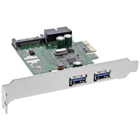 Scheda di interfaccia 4x USB 3.0, (2+2) PCIe, incl. staffa low profile - Foto 1