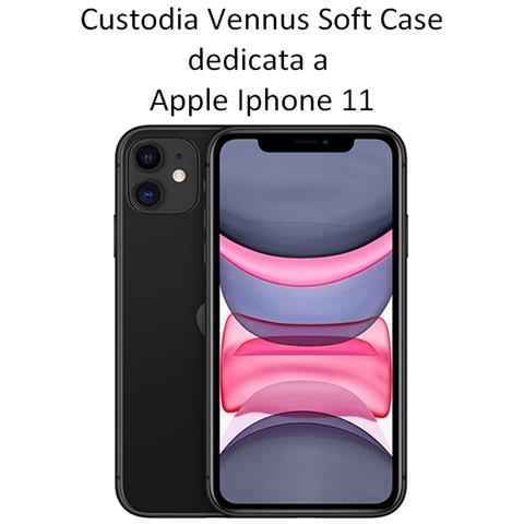 Custodia Tpu Silicone Lite Cover Soft-case Per Apple Iphone 11 Red - Foto 2