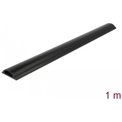 Passacavo 50 x 12 mm - lunghezza 1 m nero - Foto 2