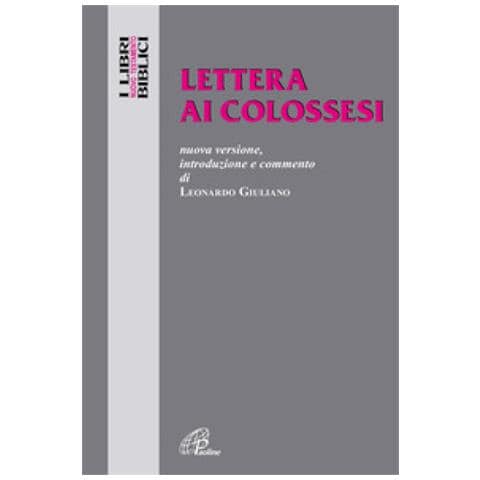 Leonardo Giuliano - Lettera Ai Colossesi - Foto 1