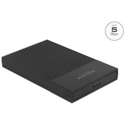 Custodia esterna per HDD / SSD SATA da 2.5? con SuperSpeed USB Tipo Micro-B femmina - senza utensili - Foto 1