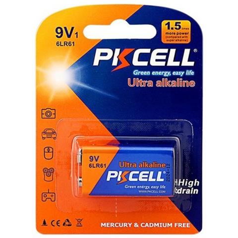 Batteria Pila 6lr61 Ultra Alcalina 9v Confezione Da 1 Pezzo - Foto 1