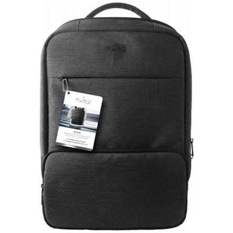 Zaino Byme In Nylon Per Laptop 15,6""., Grigio - Foto 5