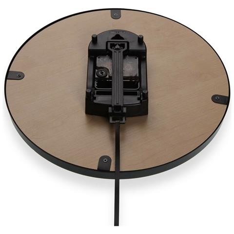 Orologio Da Parete Pendolo Metallo Cristallo Legno Mdf 4,5 X 56 X 29 Cm - Foto 2