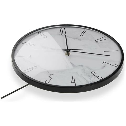 Orologio Da Parete Pendolo Metallo Cristallo Legno Mdf 4,5 X 56 X 29 Cm - Foto 3