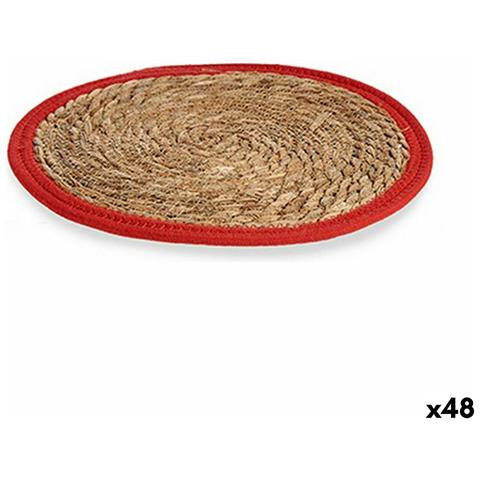 Sottopentola Naturale Rosso 35 X 1 X 35 Cm (48 Unità) - Foto 1