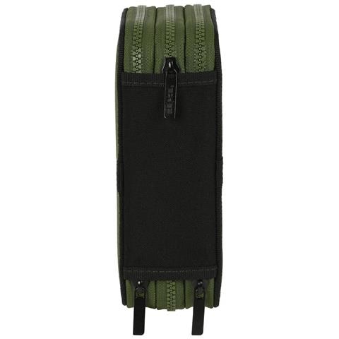 Plumier Triplo Safta Dark Forest Nero Verde 12.5 X 19.5 X 5.5 Cm (36 Pezzi) - Foto 2