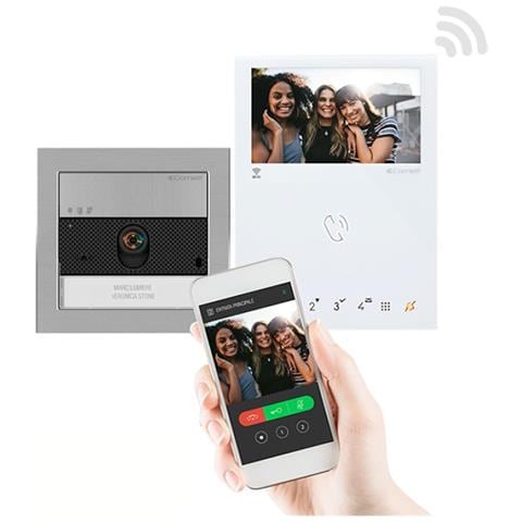 Kit Interphone Ultra Et Mini Mains Libres Wi-fi Simplebus 2 - Kvu8190w - Foto 1