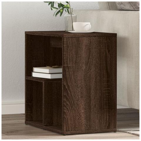 Tavolini 2 Pz Rovere Marrone 50x30x50 Cm In Legno Multistrato - Foto 1