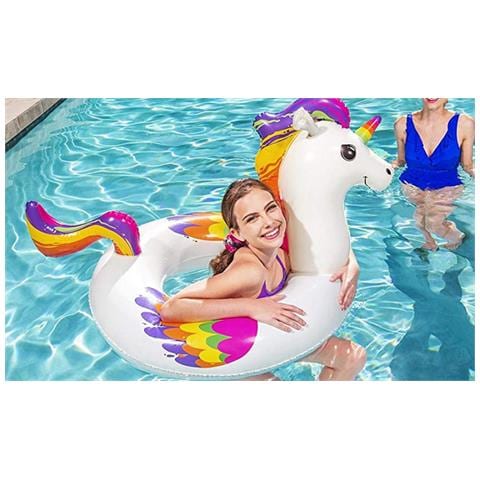 Salvagente Ciambella Gonfiabile Unicorno Fashion Fantasy 36159 - Foto 2