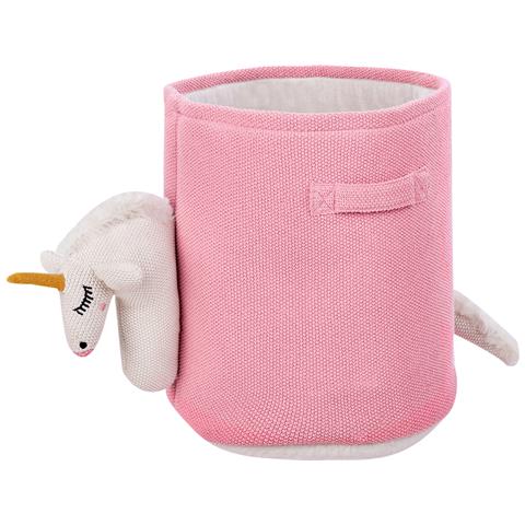 Cesto Portaoggetti Cotone Rosa Unicorno Narroti - Foto 2