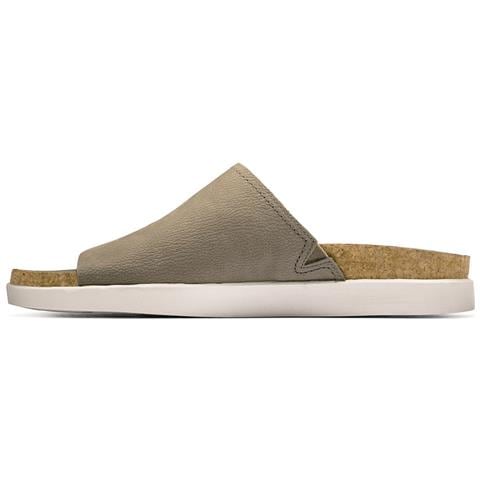 Sunder Slide Infradito Da Uomo In Pelle Beige 40 - Foto 3