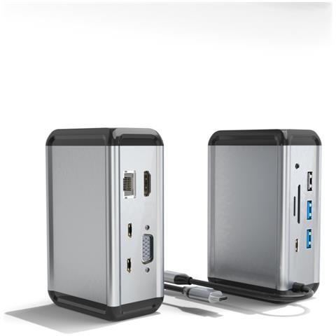 Adattatore Hub Usb-c 12 In 1 Con Hdmi, Vga, Ethernet E Altro Ancora - Foto 1