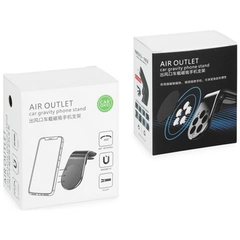 Supporto Auto Universale Magnetico Da Bocchetta Auto Air Outlet Silver Per Smartphone - Foto 2