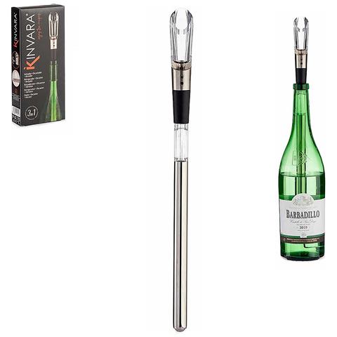 3 In 1: Refrigeratore, Decanter E Aeratore Di Vino. - Foto 1