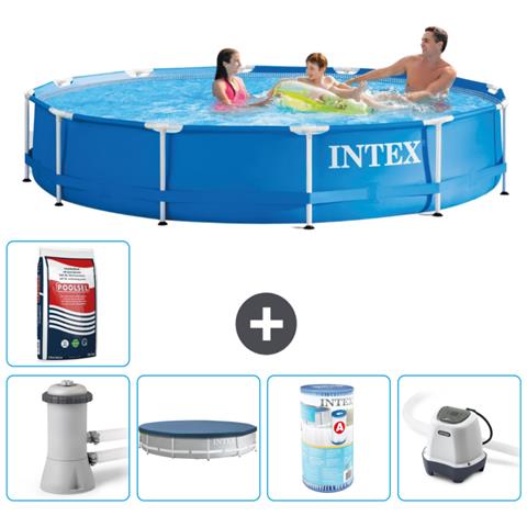 Piscina Fuori Terra - In Giro - 366x76 Cm - Blu - Include Accessori Coordinati A1735 - Foto 1