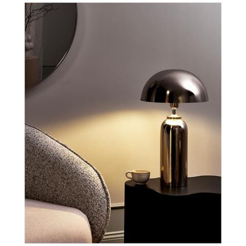 Lampada Da Tavolo Jalangi Metallo Argento - Foto 1