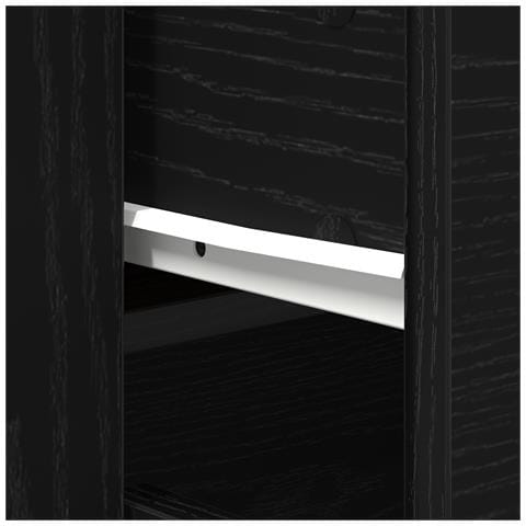 Highboard Rovere Nero Legno ingegnerizzato - Foto 9