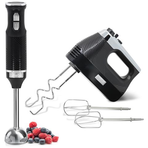 Skt1187blk Elegance Set Frullatore Ad Immersione 2 Velocità+ Sbattitore 5 Velocità 600w Nero - Foto 1