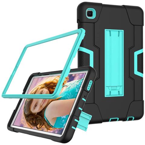 Custodia Per Samsung Galaxy Tab A8 10.5"" Armored Con Supporto Turchese - Foto 2