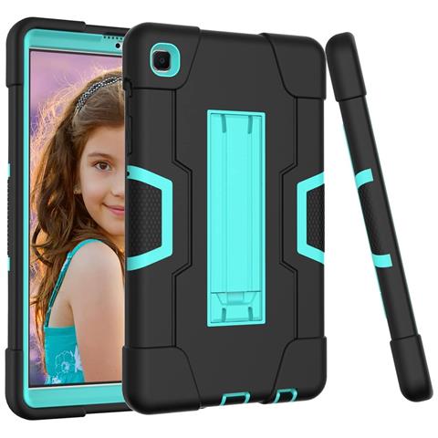 Custodia Per Samsung Galaxy Tab A8 10.5"" Armored Con Supporto Turchese - Foto 5