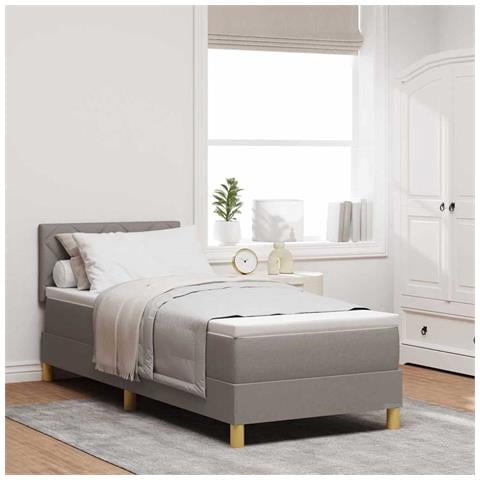 Letto a molle con materasso Talpa 80 x 200 cm Tessuto - Foto 2