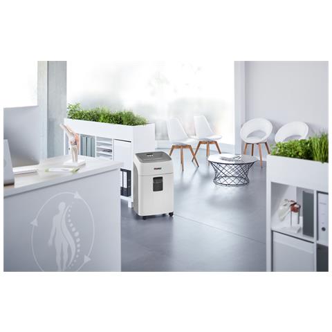 Deskside 504P distruggi documenti Taglio a frammenti 60 dB 24 cm Grigio, Bianco - Foto 2