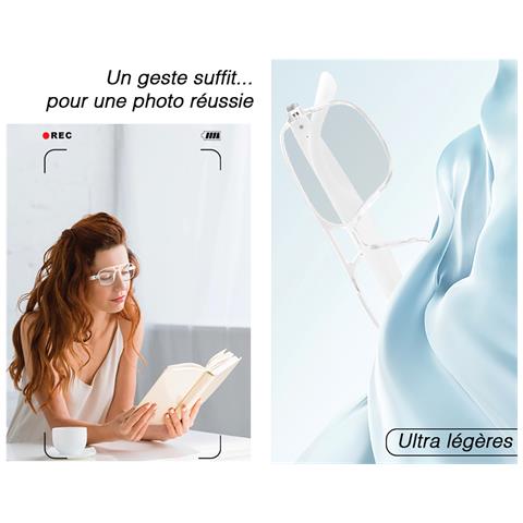 Occhiali Connessi Bluetooth Modello Sharp Con Audio Integrato Ultraleggeri - Foto 3
