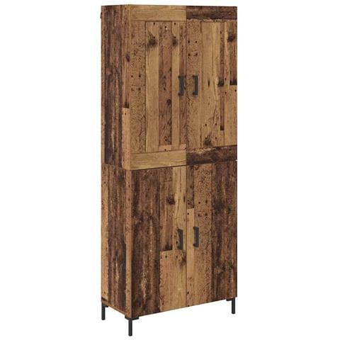 Credenza 2 pcs Legno vecchio Legno multistrato - Foto 1