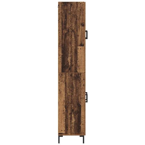 Credenza 2 pcs Legno vecchio Legno multistrato - Foto 9