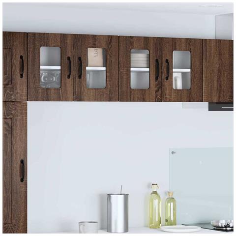 Pensile cucina Rovere Marrone 60 x 31 x 40 cm Legno multistrato - Foto 2