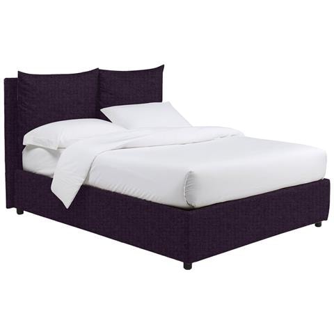 Riesi - Letto Matrimoniale Sfoderabile, Viola - Foto 1