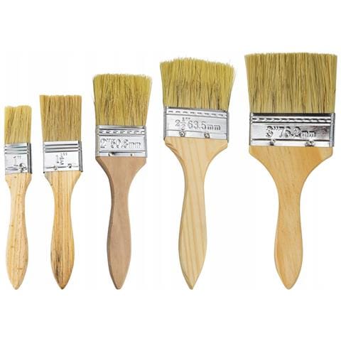 Set Di Pennelli Sintetici Per Pittura - 5 Misure: 1"", 1,5"", 2"", 2,5"", 3"" | Alta Qualità, Versatilità | Per Muri E Mobili - Foto 3